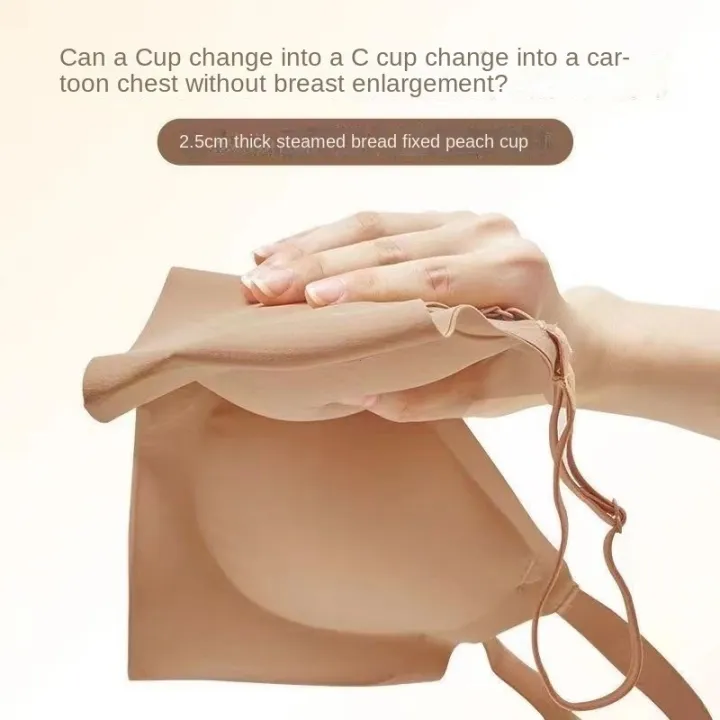 Thickened%20Steamed%20Bun%20Fixed%20Cup%20Integrated%20External%20Expansion%20Underwear%20Women's%20Flat%20Chest%20Small%20Chest%20Gathered%20Big%20Bra%20Bras%20-%20Image%205