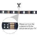Bias Lighting RGB LED Light Strip Kit TV Backlight 5V USB Strips Flexible Waterproof LED Lamp With 24 Keys IR Remote Controller For TV Background HDTV PS4 Flat Screen Car ( 9.84ft/3m ). 
