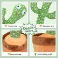 Talking Toy Dancing Cactus Doll Speak Talk Sound Record Repeat Kawaii Cactus Fun Plush Toy Battery Cactus Light Early Education Gift For Kids. 