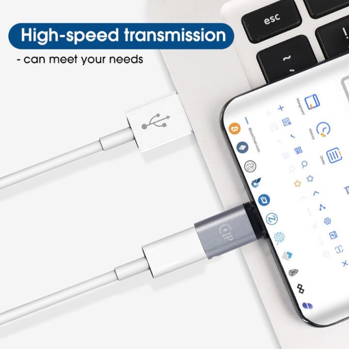 Quick%20Charging%20Adapter%20/Mobile%20Phone%20Cable%20Converter%20Compatible%20with%20USB%20C%20Device%20/Super%20Speed%20Transmission%20Male%20To%20Type-C%20-%20Image%202