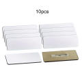 Wooden Name Tag Badge Unique With Back Pin 10pcs Blank Id Name Brooch Blank Name Badges With Backing Pin for School School. 