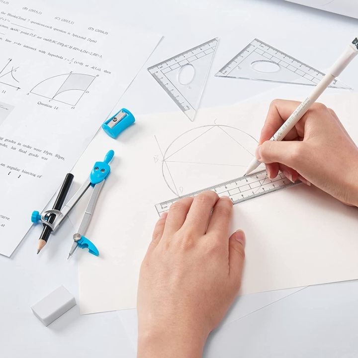Geometry%20Set%2010%20Pcs%20Math%20Supplies%20Kit,Including%20Compass,Protractor,Ruler,Eraser,Pencil%20Ect,for%20Drawing%20and%20Measurement%20-%20Image%207
