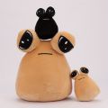 ou Set Mother Pet Alien P Plush Toy My Play Doll Pou3-Pack Popular Tour Belt Baby Pou Plush Toy Children's Birthday Gift. 