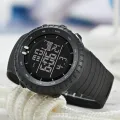 Unisex Sports Woch Digital Time Display Water Resistant Shockproof and Waterproof Watch World Time LED Auto Light Sports Wrist Watches For Men Women Boys Girls Black 169765485 SC. 