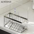 Sink Rack Divider Adjustable Sink Organizer Kitchen Sponge Shelf. 