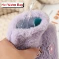 500ML Hot Water Bag Plush Cartoon Kawaii Bear Rabbit Animal Pattern Hot Water Bottle Hand Feet Warmer Winter. 