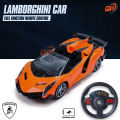 QP Remote Control Gravity Induction RC Lamborghini with Gravity Sensor Steering Wheel Simulation 1:16 Remote Control Toy Car For Kids. 
