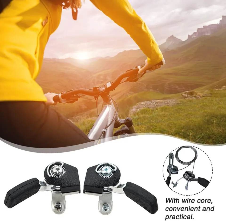 Thumb Shifters Best Mountain Bike Gear Shifters 2Pcs 21 Speed
