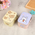 Vintage Small Suitcase Storage Tinplate Candy Box Cookie Gift Box Storage Can Dounp. 