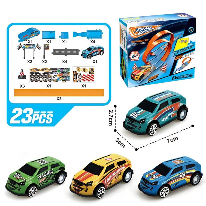 Speed%20Double%20Car%20Racing%20Track%20Kit%20Toy%20Drag%20Race%20Car%20Track%20For%20Kids%20Drift%20Track%20set%20-%20Image%204