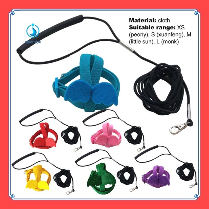 VibeVendor%20AMAR%20Lightweight%20Bird%20Harness%20Parakeet%20Parrot%20Harness%20Hauling%20Rope%20Close-fitting%20for%20Bird%20-%20Image%203