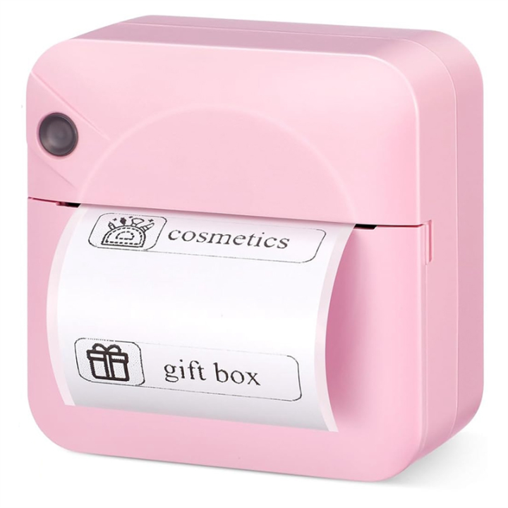 Portable Label Machine Thermal Printer with Tape for Note Taking, Diary, Memo, Photo Study