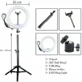 10 inch selfie Ring Light With 7ft Stand Tripod For YouTube, Online Classes, TikTok & Photography. 