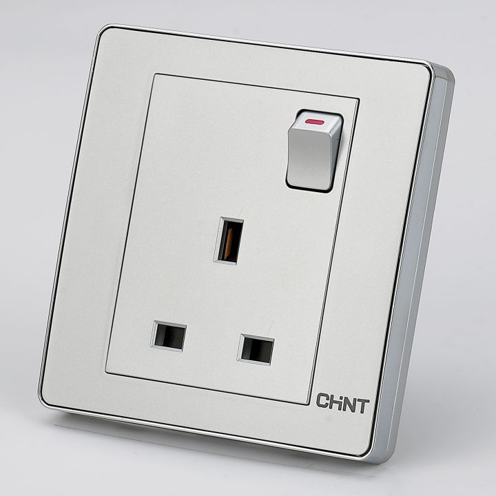CHINT%20NEW6D%2013A%20SWITCH%20SOCKET%20(SILVER)%20-%20Image%202