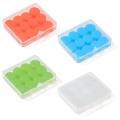 6 Pairs Reusable Hearing Protect Sleeping Snoring Insulation Anti-noise Ear Plugs Soft Silicone Earplugs Noise Reduction Waterproof Earbud. 