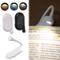 USB Rechargeable Portable 3 Color Reading Light Book Lamp For Reading. 