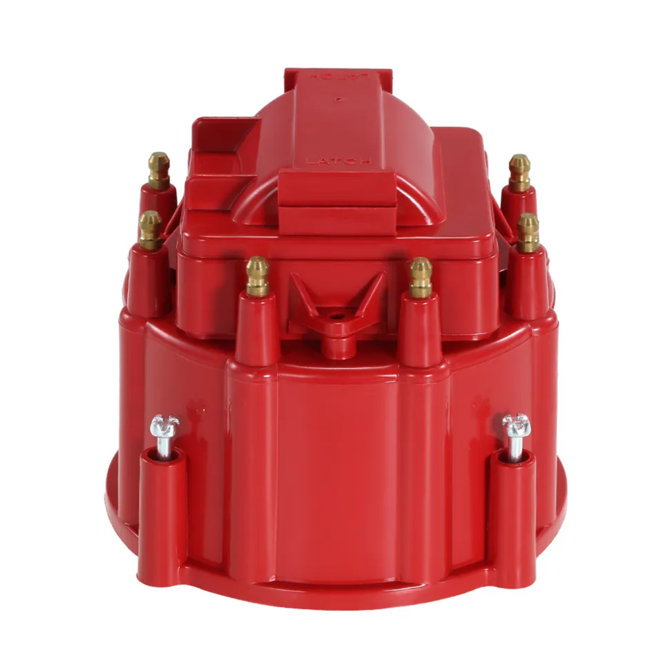 Carbole Red HEI Distributor For Chevy V8 SBC BBC 283-454 - With Coil & Cap