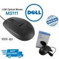 Dell Original MS111-USB Optical Mouse 3 Button Wheel Mouse -1000dpi. 