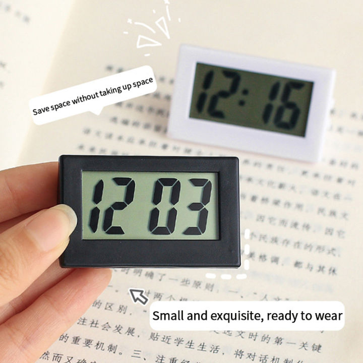 Mini LED Clock Electronic Digital Screen Desktop Clock Portable ...