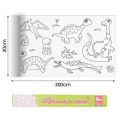 Believesinkinte Children Coloring Drawing Roll Paper Graffiti Scroll DIY Handmade Paper-cut Wall Stickers Paper Early Educational Painting Toys. 