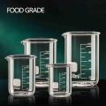 Heat-resistant Measuring Cup Leak-proof Scale High Borosilicate Glass Beaker 50ml/100ml/150ml/250ml/500ml/1000ml Graduated Cup. 