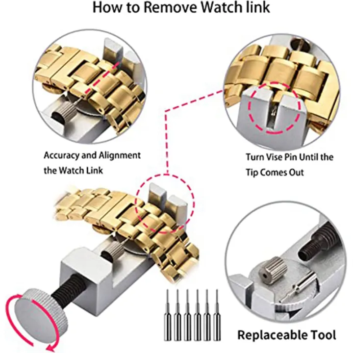 JDXHLAU%20Use%20the%20Metal%20Adjustable%20Watch%20Band%20Pin%20Remover%20Repair%20Tool%20Kit%20to%20Adjust%20Your%20Watch%20Band%20to%20Fit%20Any%20Style%20of%20Watch%20-%20Image%206