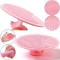 Baby Silicone Bath Brush Cradle Cap Scrubbers Exfoliating and Massaging Brush Scalp Care Scrubber for Hair Care And Body CareBasketball. 