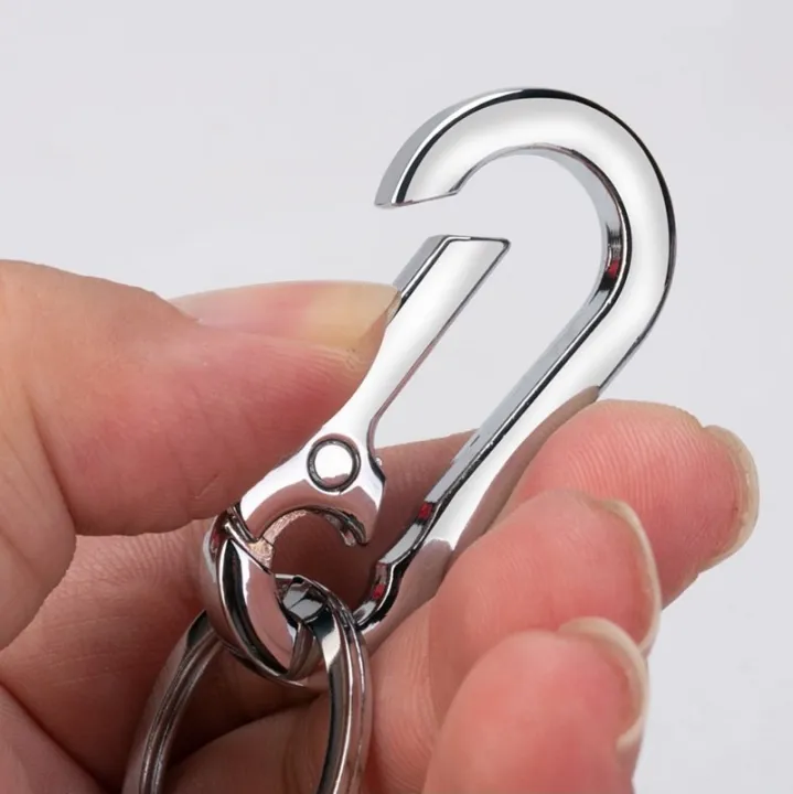 Simple%20Keychain%20Metal%20Car%20Key%20Ring%20Fashion%20Detachable%20Carabiner%20Hook%20Waist%20Hanging%20Key%20Chain%20Buckle%20Men%20Women%20Accessories%201Set%20-%20Image%203