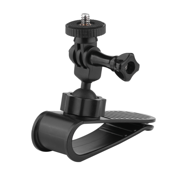 1%20PCS%20Action%20Camera%20Car%20Sun%20Visor%20Mount%20Action%20Camera%20Accessories%20Black%20Plastic%20for%20ACTION%204%20X3%20with%201/4%20Inch%20Adapter%20-%20Image%203