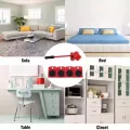 Moves Furniture Tool Transport Shifter Moving Wheel 5Pc Slider Remover Roller Heavy. 