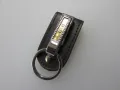 High Quality Leather Stainless Steel Detachable Hanging Keychain Key Ring Holder for Waist Belt. 