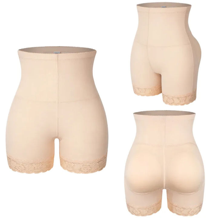 Women Padded Seamless Butt Hip Enhancer Shaper Buttocks Butt Pads High Waist Panties Push-up Body Shapewear Slimming Underwear