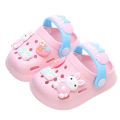 Yfashion Children Cute Cartoon Clogs Summer Beach Slippers Sandals Cave Hole Baby Shoes For Boys Girls Aged 1-4. 