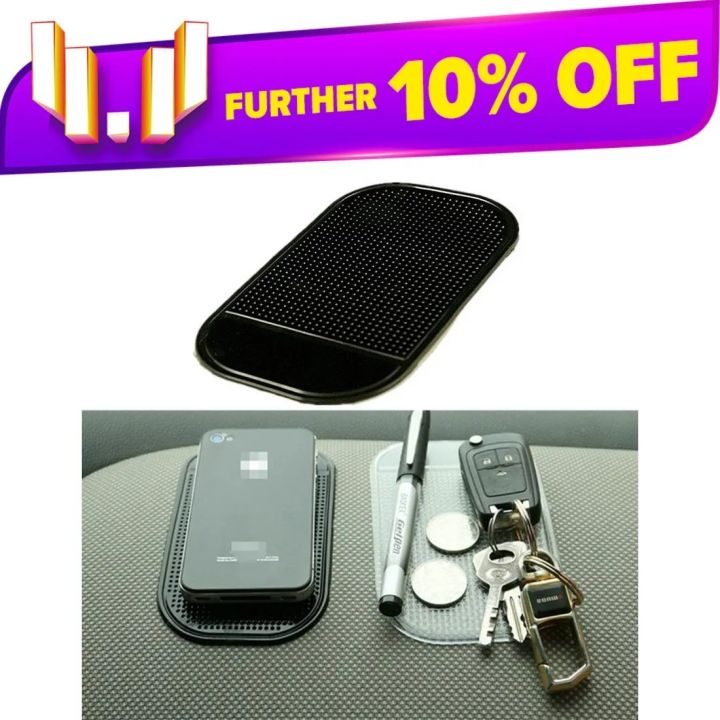 Car Dashboard Non Slip Mat For Phone Key  Glasses Magic Sticky Gel Pads Holder Auto Interior Silicone Anti-Slip Mat In Car Accessory