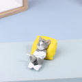 Sleeping Tom And Jerry Pillow Tom Cat Mouse Car Ornament Cute Desk Decorations Adorable Figurines Collectible Playful Ornaments SUNM. 