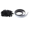 (VDZI) 7mm Hole Plastic Rivets Fastener Auto Car Bumper Push Clips 100 Pcs with 1M Ribbon Magnet Magnetic Flexible Roller Strip Magnet Adhesive Strip 10X1.5mm. 
