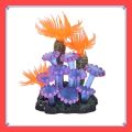 VibeVendor Aquarium Coral Decoration Artificial Fish Coral Aquatic Sea Anemone Ornament. 