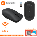 Genuine Xiaomi Wireless Mouse Lite 2.4GHz 1000DPI Ergonomic Optical Portable Computer Mouse USB Receiver Office Game Mice For PC Lap. 