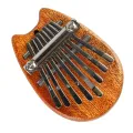 Mini Kalimba Professional Compact Gift Unique Shape Easy To Play Mini Thumb Piano with Lanyard for Collection for Beginner. 
