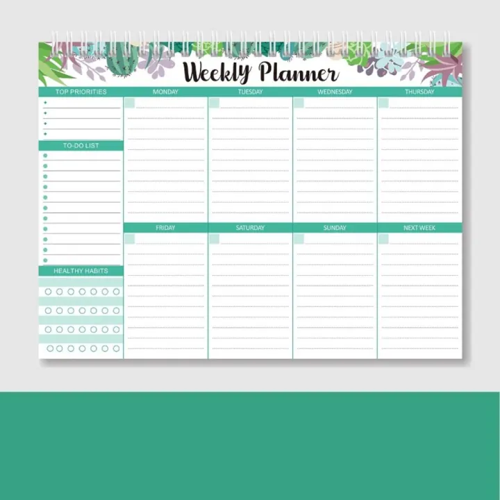 52%20sheets%20Weekly%20planner%20Motivational%20Top%20priorities%20Wide%20Planning%20notepad%20Tasks%20Notepad%20To-do%20planner%20for%20Office%20School%20Busy%20-%20Image%208