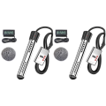 NAMUNY 2X 2500W Immersion Heater, Pool Heater Automatic , Safe Pool Heating Immersion Heater, for Home Travel EU Plug. 