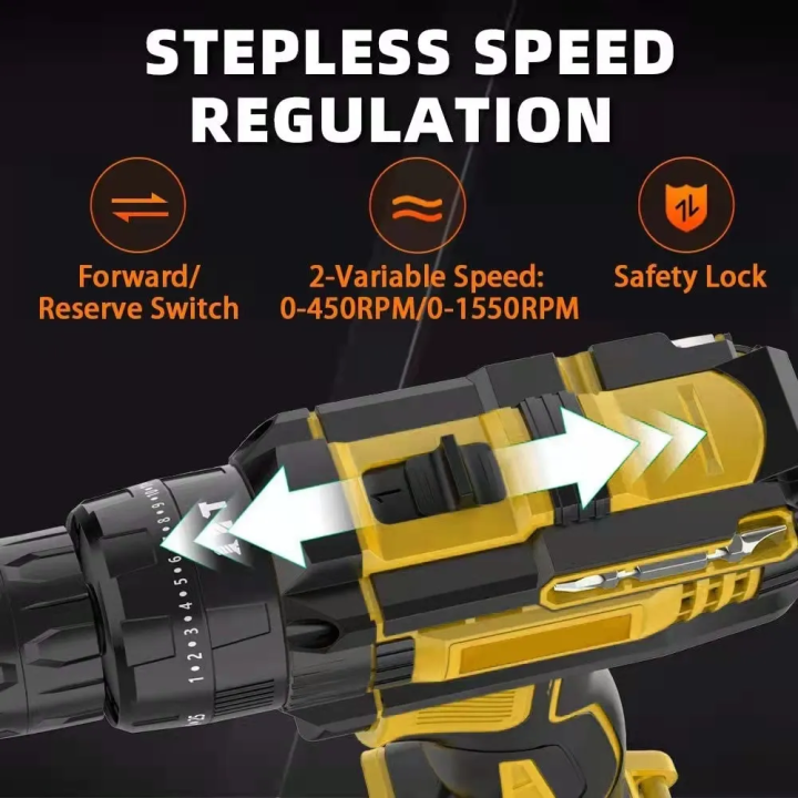 Dewait%20Original%20149V%20Cordless%20Drill%20Set%20Battery%20Handheld%20Drill%20lmpact%20Drill%20Bits%20Screwdriver%20Hammer%20Drill%20-%20Image%204