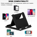 Portable Plastic Desk Foldable Phone Holder/Multi-angle Adjustment Table Tablet Stand/Universal Cellphone Stand Holder. 