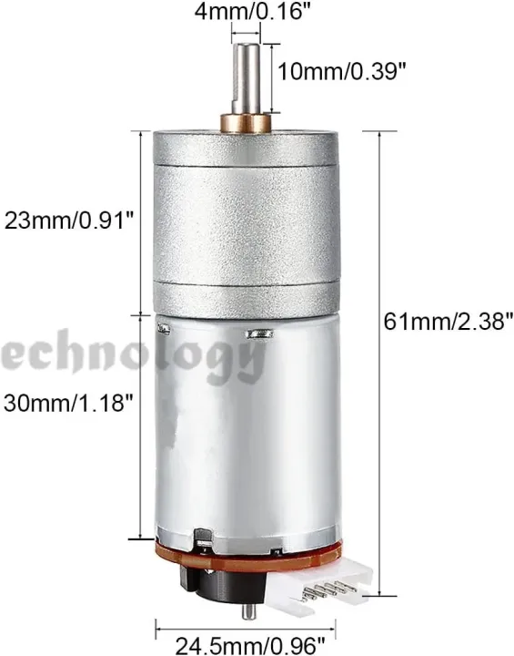 1Pcs%2025GA370%20DC%2012V%20Micro%20Gear%20Reduction%20Motor%20with%20Encoder%20Speed%2010-500RPM%20Dial%20Reducer%20D-shaped%20Double%20Axes%20High%20Quality%20-%20Image%203