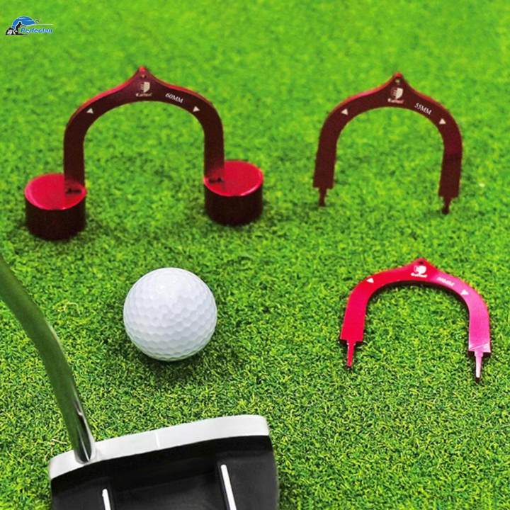 Putter Gate 3x Golf Putting Gates Metal Golf Target Portable Putter Gates Goal Gate ...