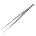 Hospital Home Stainless Steel Straight Tweezers Forceps Handy Tool 9.6" Long. 