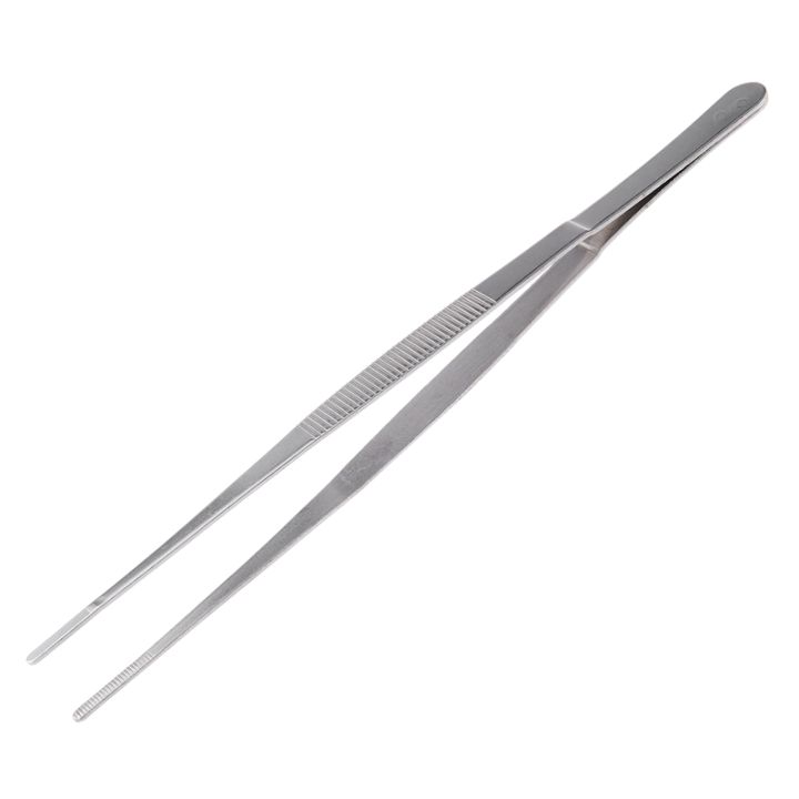 Hospital%20Home%20Stainless%20Steel%20Straight%20Tweezers%20Forceps%20Handy%20Tool%209.6"%20Long%20-%20Image%207