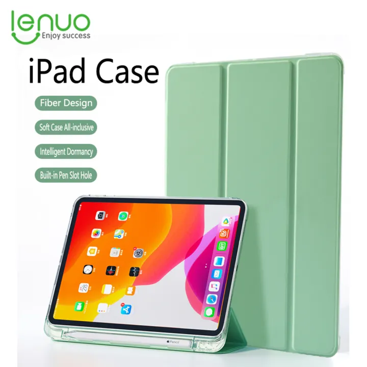 Lenuo Case For Apple iPad 10.2 (2021) Cover Flip Smart Tablet Cover Protective Fundas Stand Shell Cover
