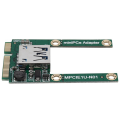 2X Mini PCI-E To USB3.0 Adapter Card PCIe To USB 3.0 Adapter, Suitable for Notebook Computers. 
