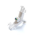 No Crimp Ethernet Cable Tool-less Crystal Head Plug CAT6 RJ45 Connector Conbo. 